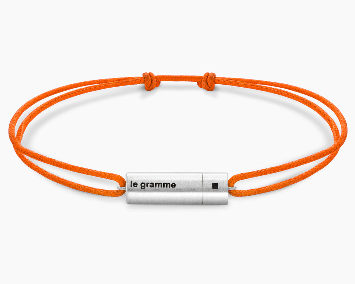 ね*ね様 LE GRAMME 5g polished cable bracele orange câble bracelet le 5g | 925 sterling silver brushed – le gramme