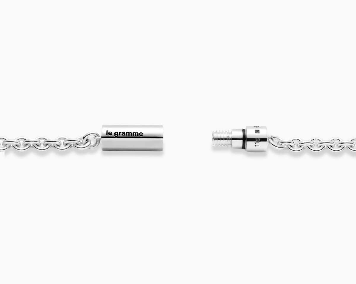 cable bracelet on chain le 11g – le gramme