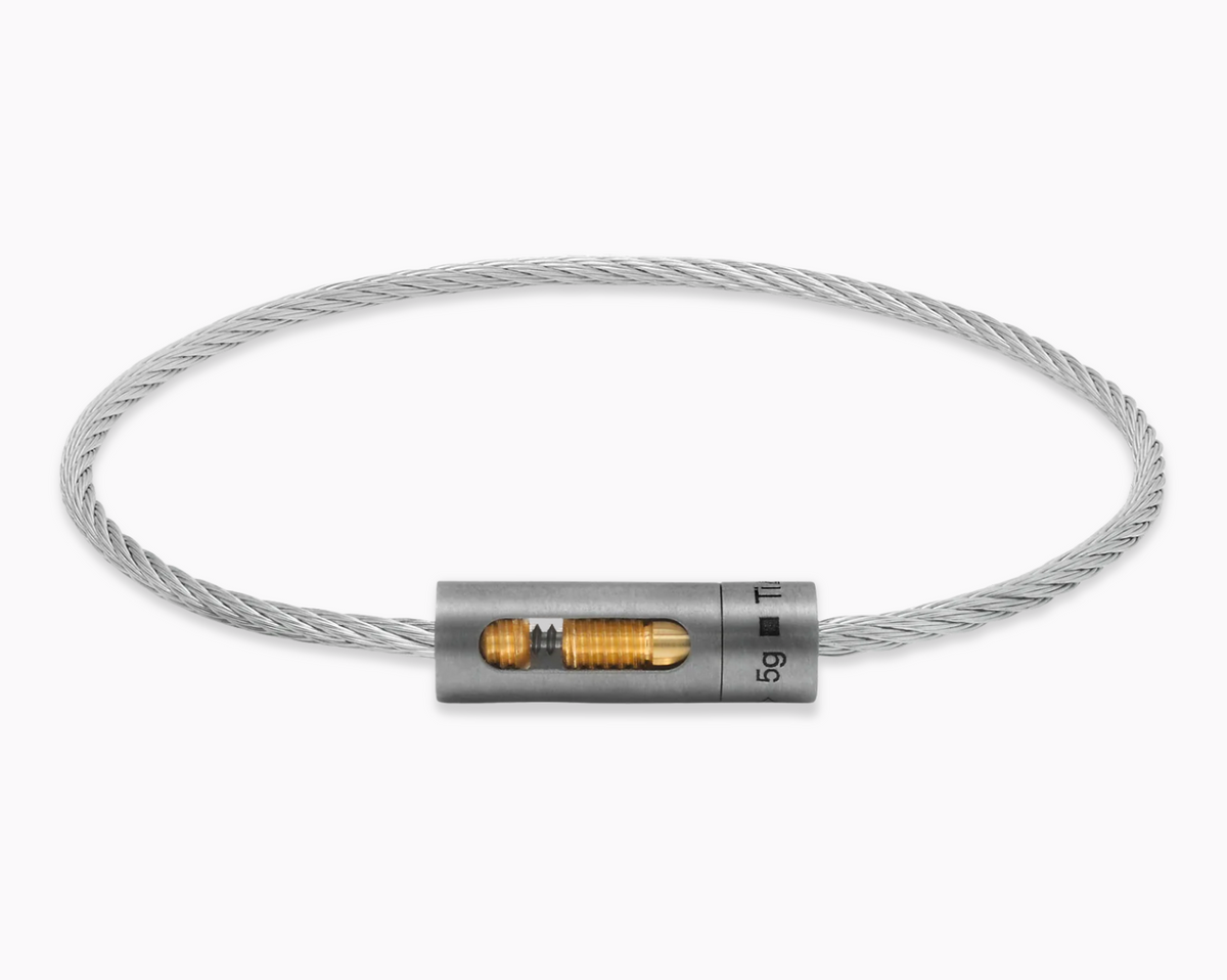 ね*ね様 LE GRAMME 5g polished cable bracele perforated cable bracelet le 5g – le gramme