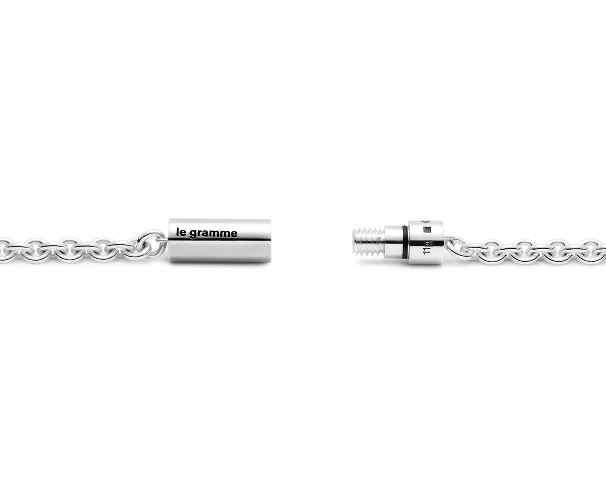 le gramme Le On Chain Le 11g ブレスレット cable bracelet on chain le 11g – le gramme