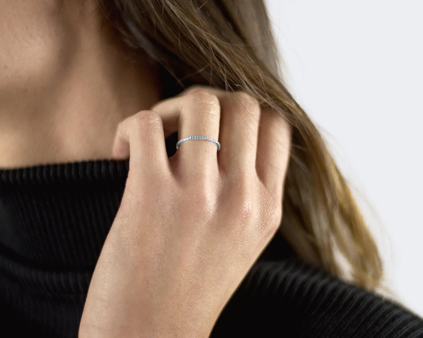 la with diamonds 1g ring