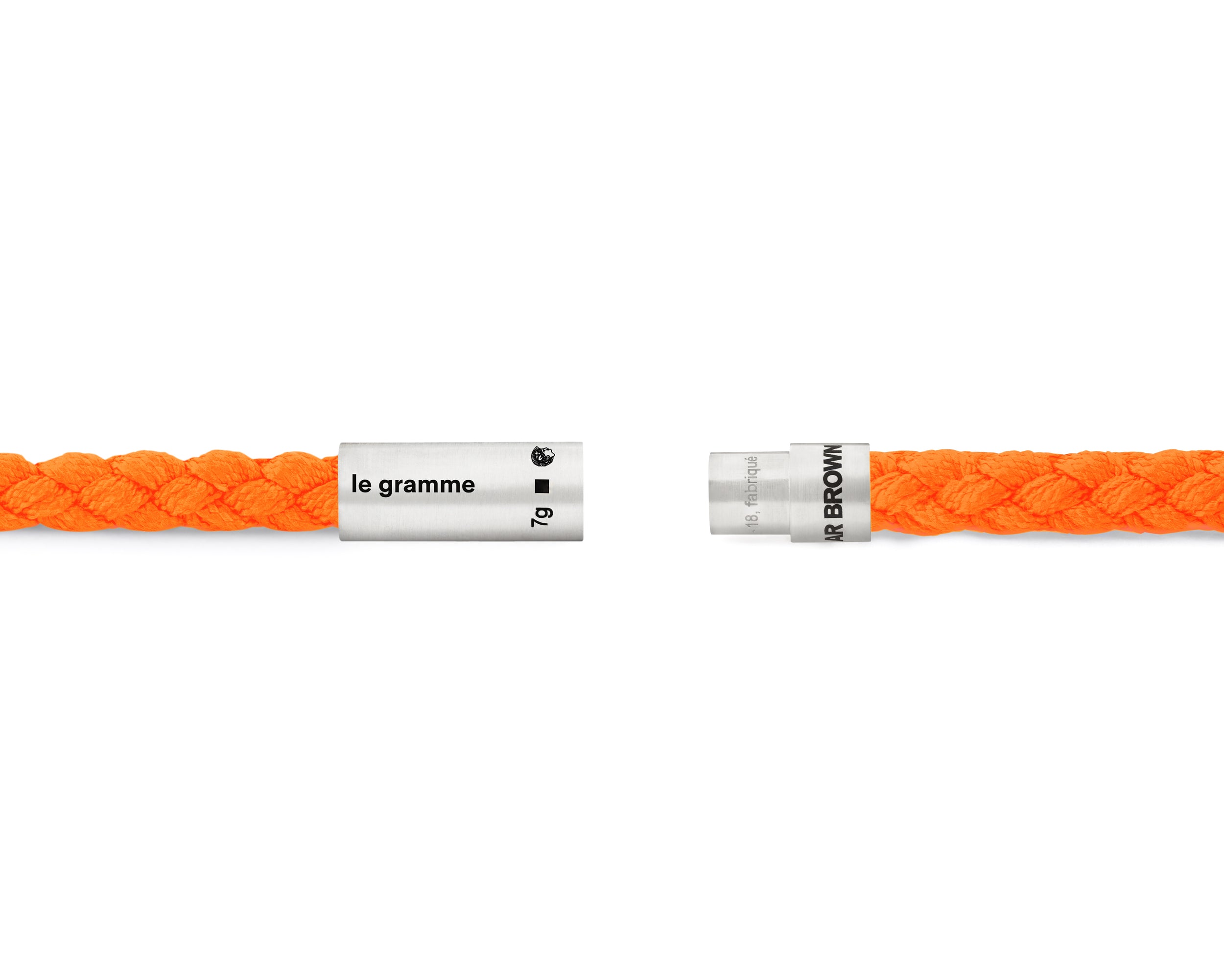 neon orange nato cable bracelet orlebar brown la 7g