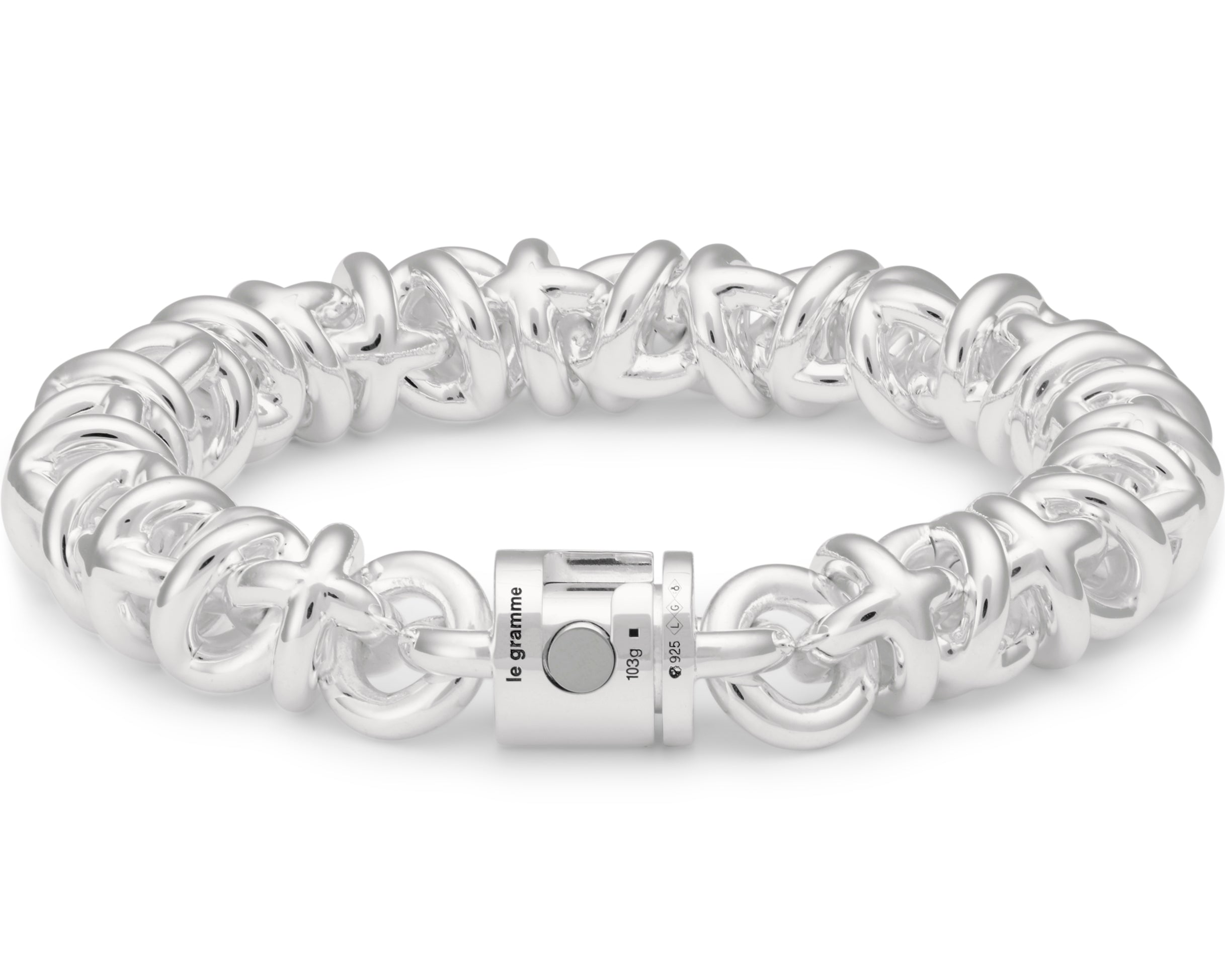 entrelacs bracelet le 103g