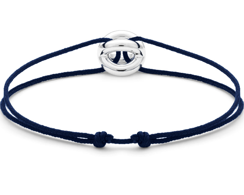navy blue interlaced cord bracelet le 3g