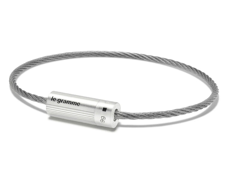 engraved cable bracelet le 9g