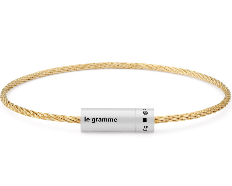 bracelet-cable-argent-925-or-jaune-18ct-8g-bijoux-pour-homme