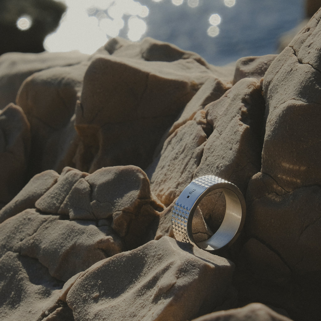 bague ruban guilloché la 11g