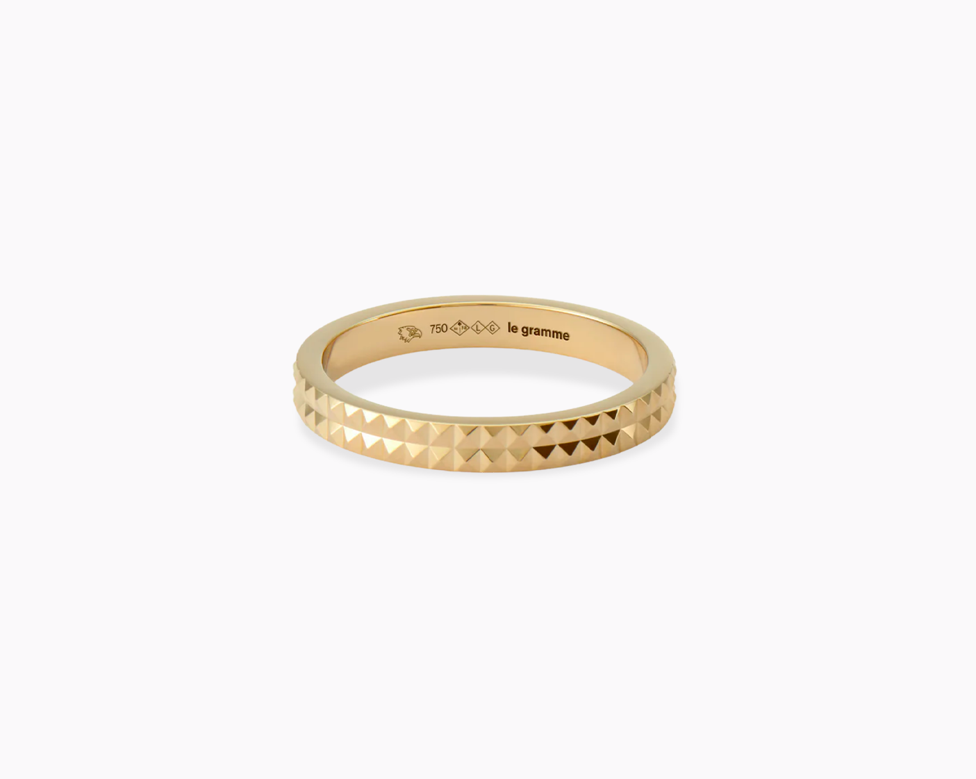 guilloche ribbon ring la 4g