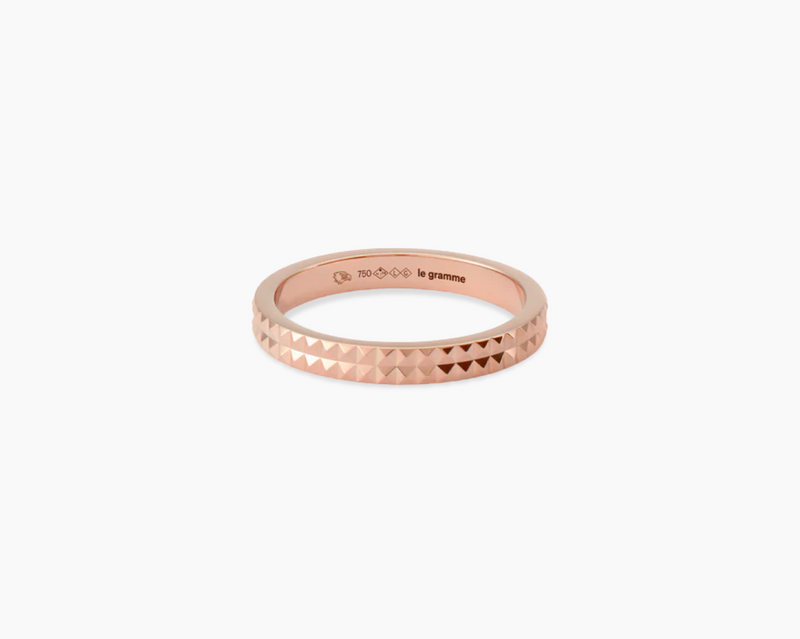 bague ruban guilloché la 4g