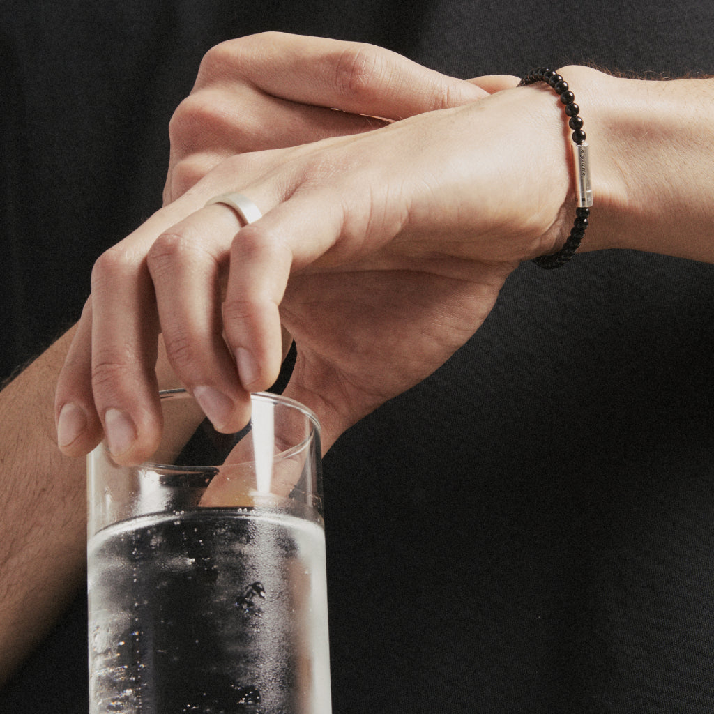 nouveauté : bracelet beads onyx le 9g