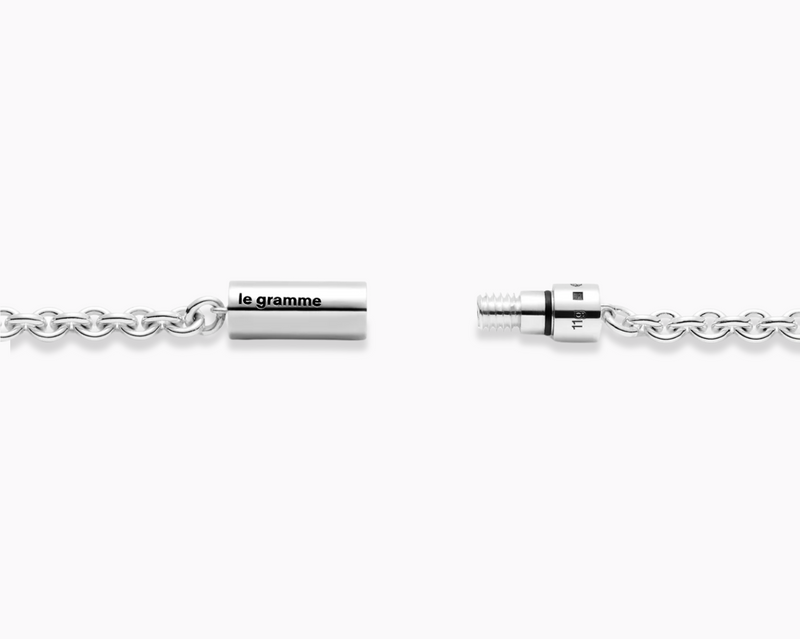 cable bracelet on chain le 11g – le gramme
