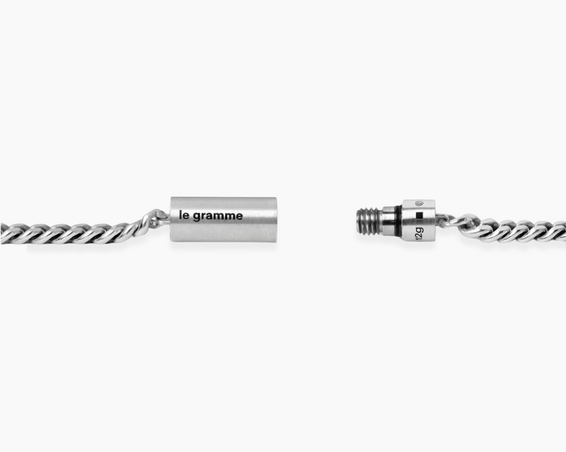 bracelet câble gourmette le 12g