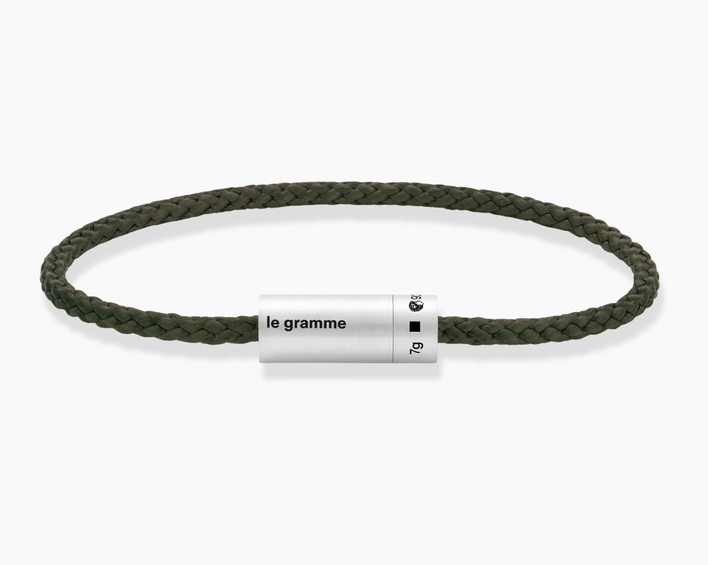 khaki nato cable bracelet le 7g