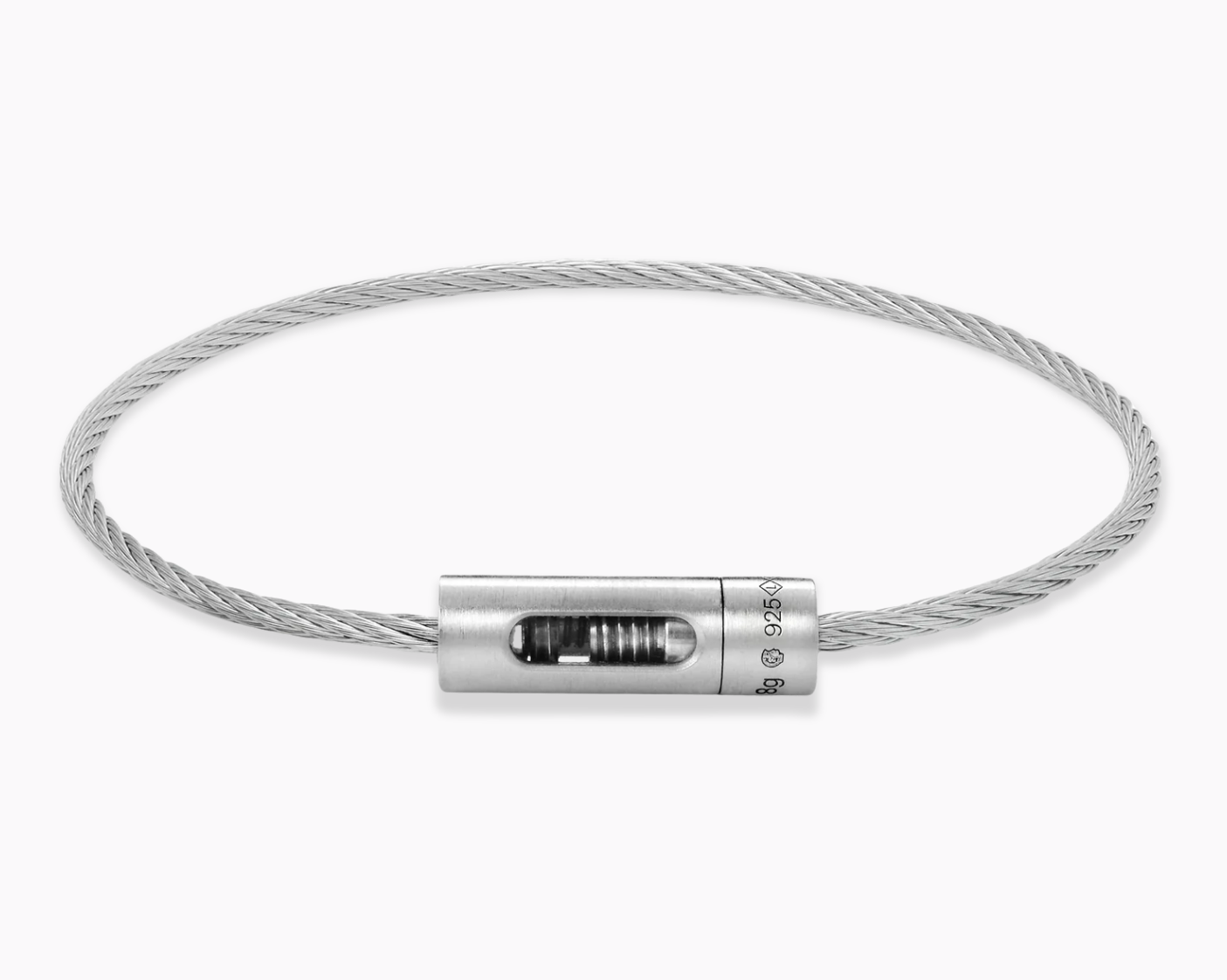 bracelet câble perforé 8g