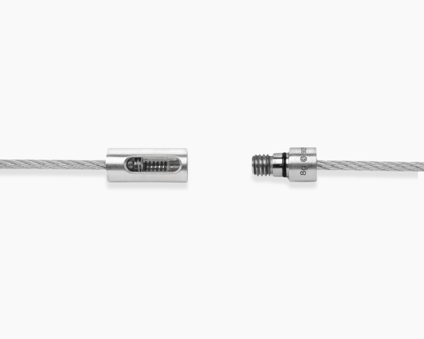 bracelet câble perforé 8g