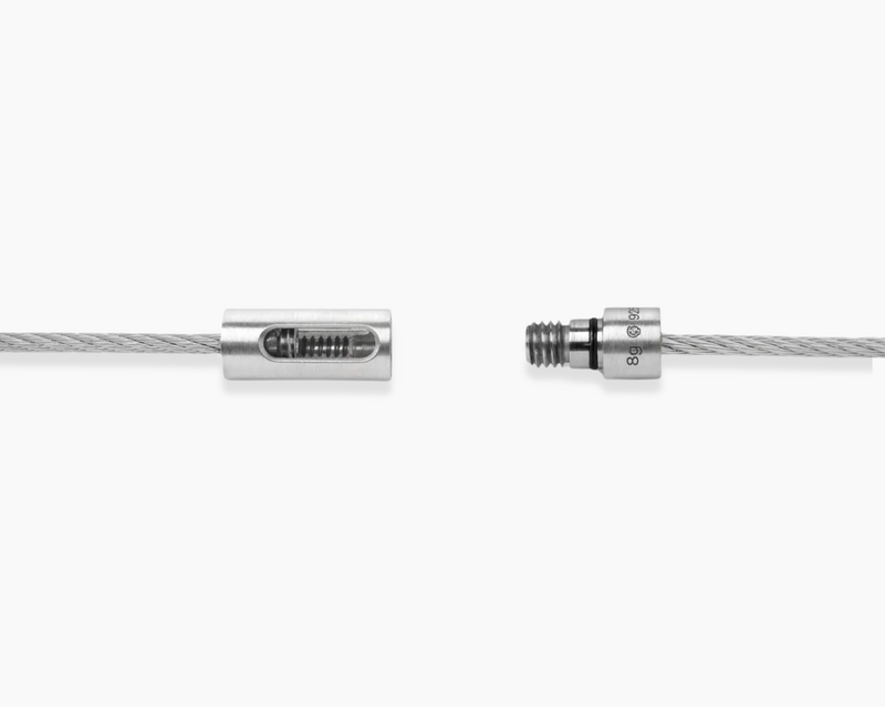 bracelet câble perforé 8g