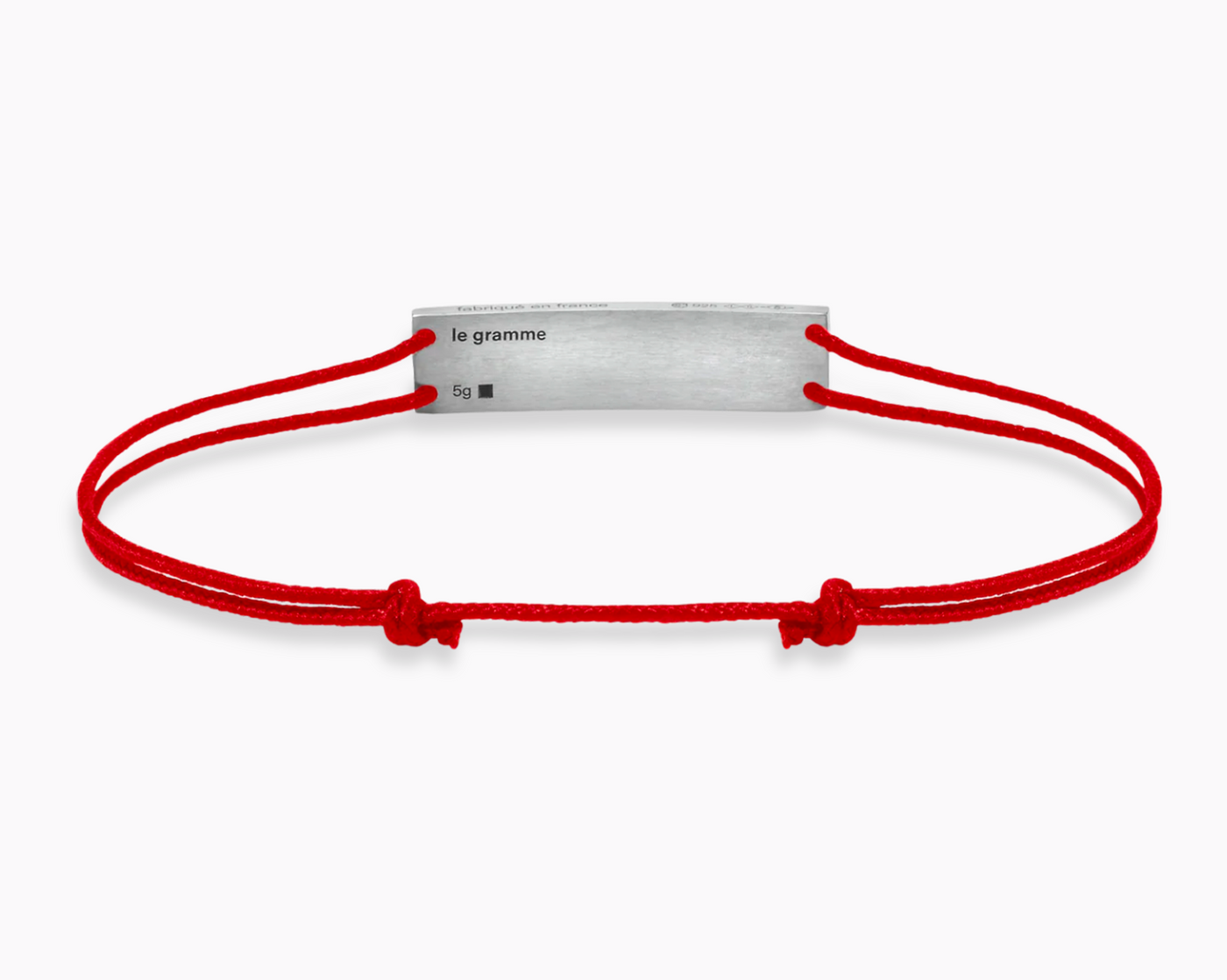 godron red cord bracelet le 5g – le gramme
