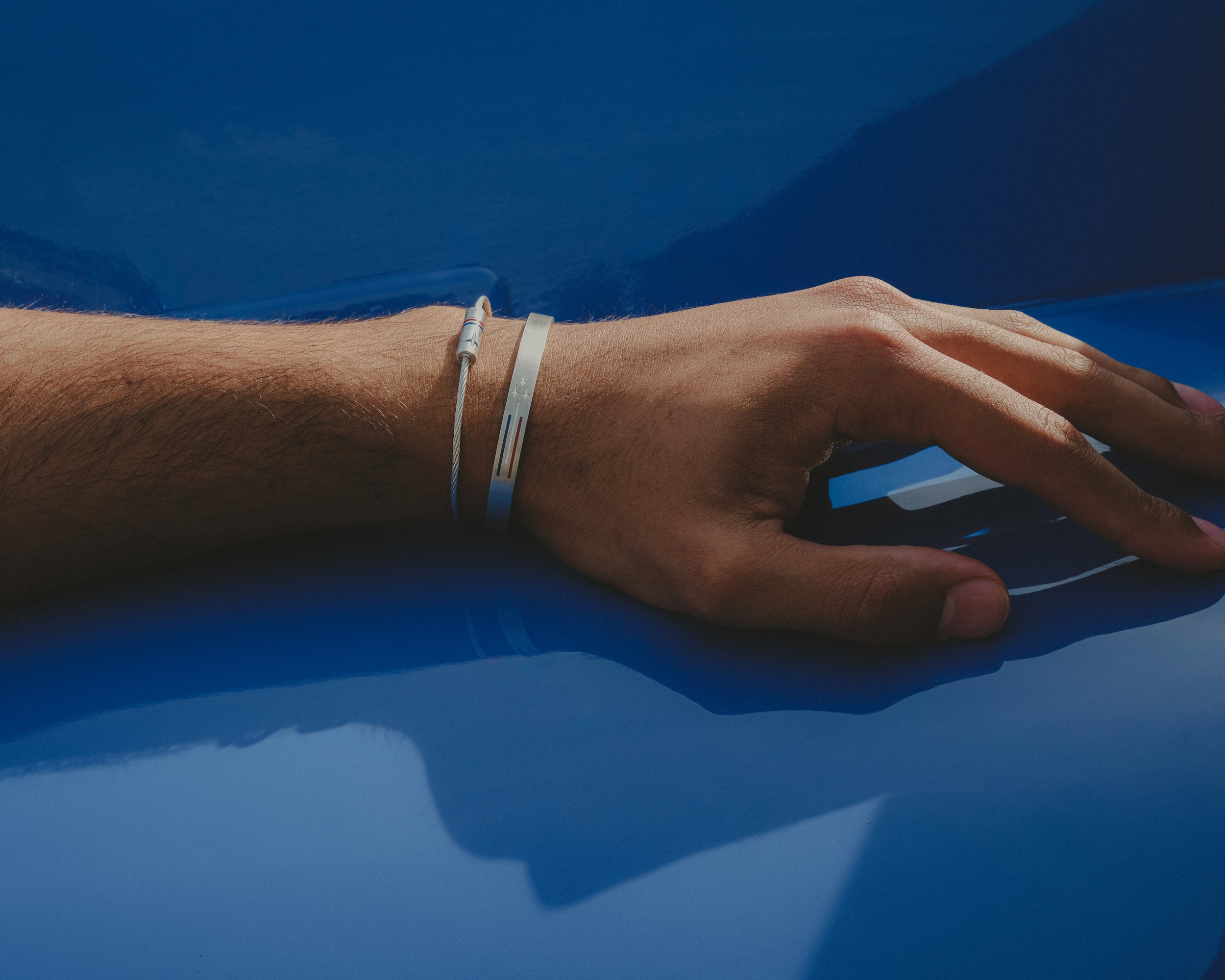 ribbon bracelet le 21g le gramme x Patrouille de France