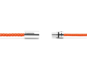 orange nato cable bracelet le 7g
