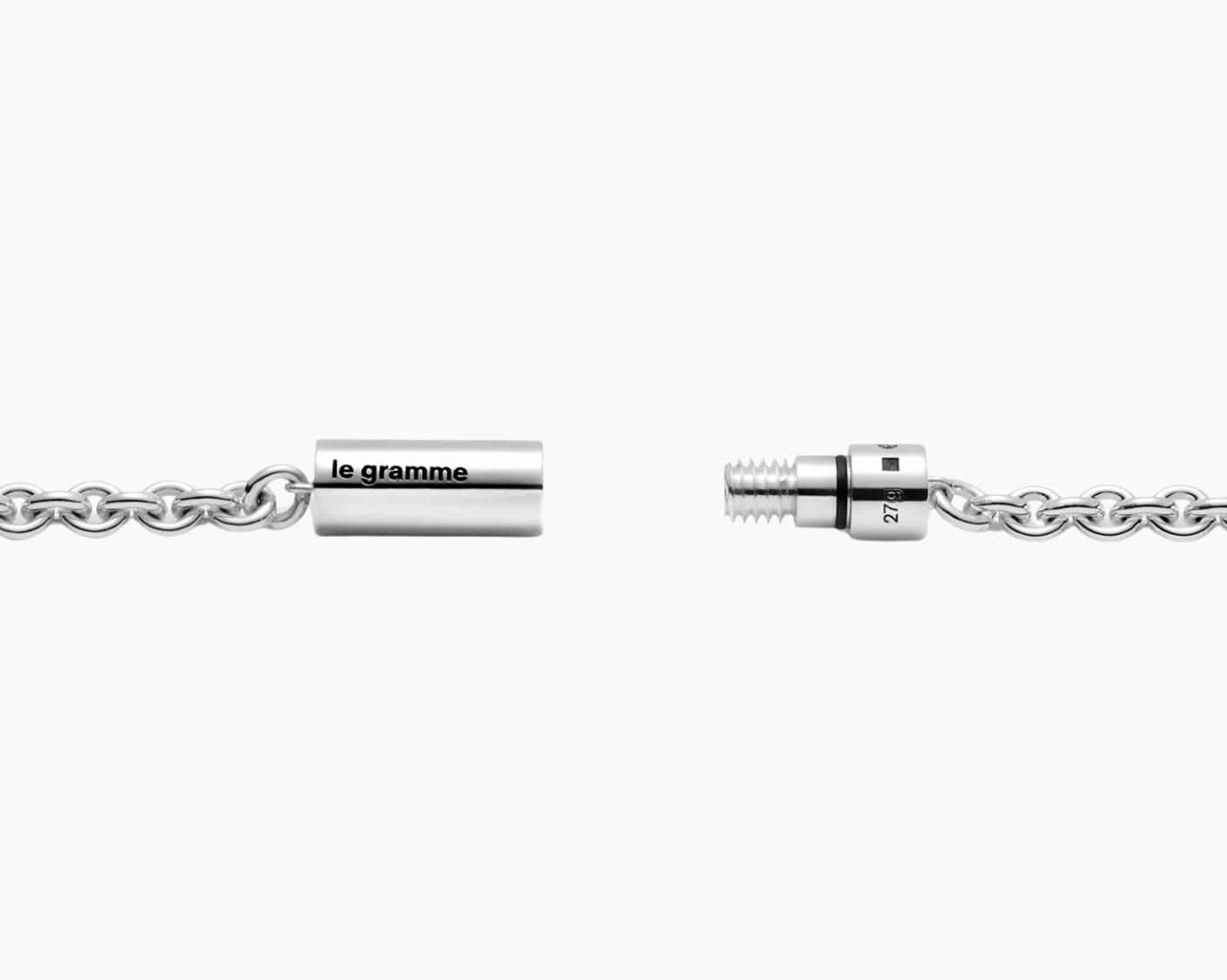 collier câble sur chaîne le 27g