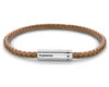 camel leather cable bracelet le 7g