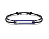 lacquered royal blue cord bracelet le 1,7g