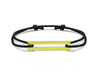 lacquered yellow cord bracelet le 1,7g