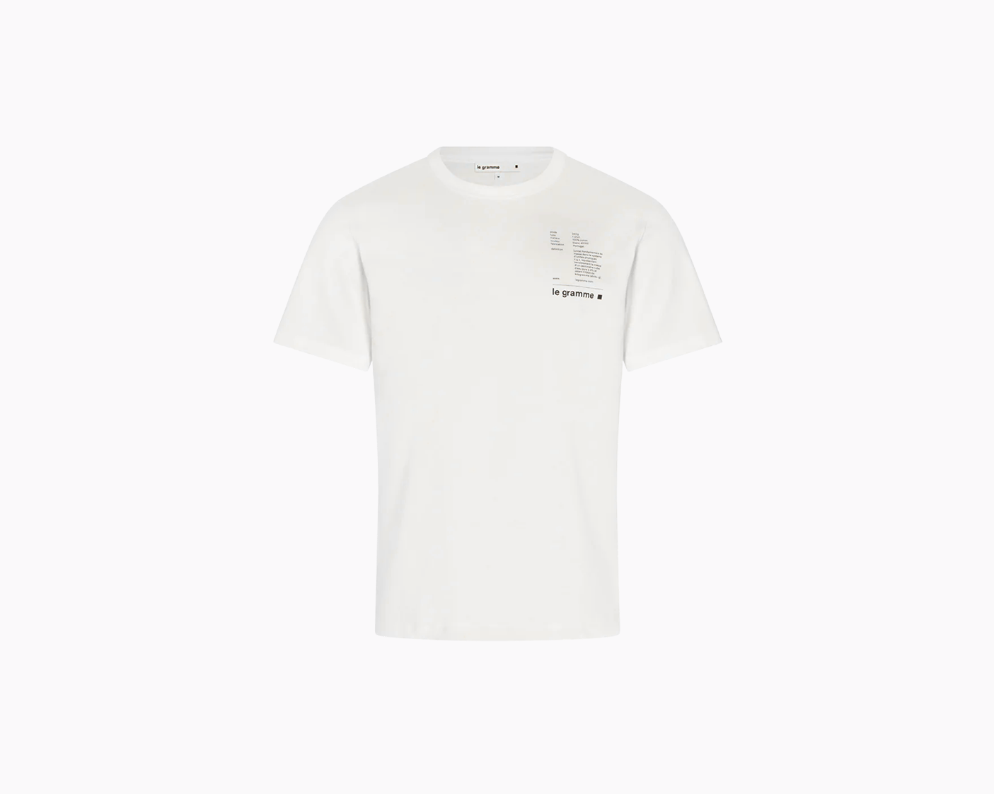 t-shirt blanc le 240g