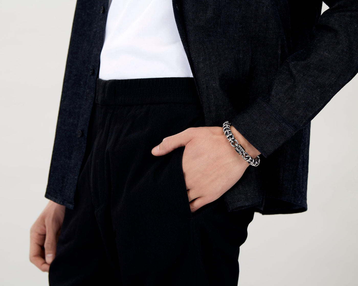 entrelacs bracelet le 103g