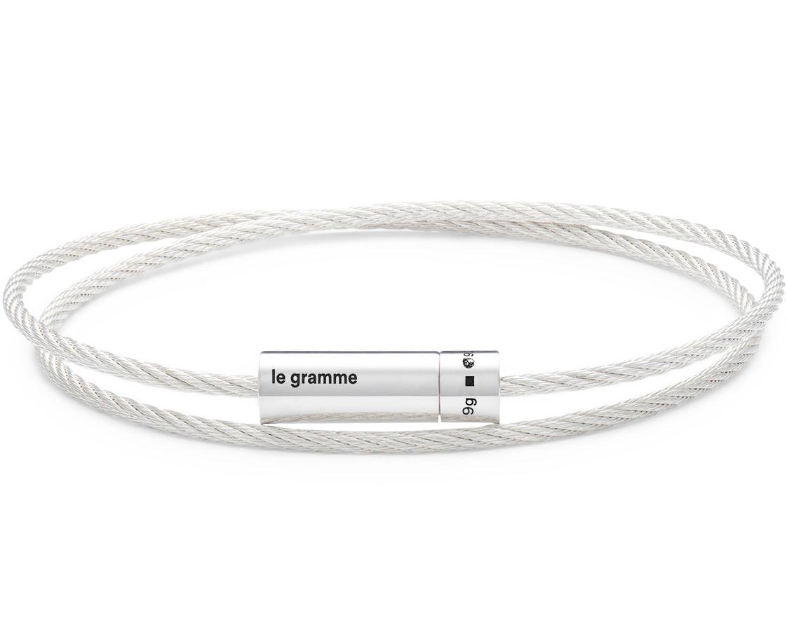 double turn cable bracelet le 9g – le gramme