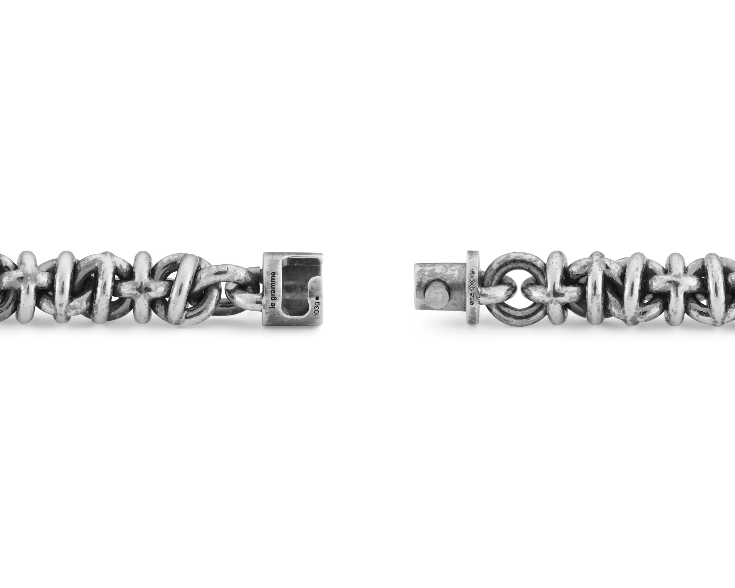 entrelacs bracelet le 103g