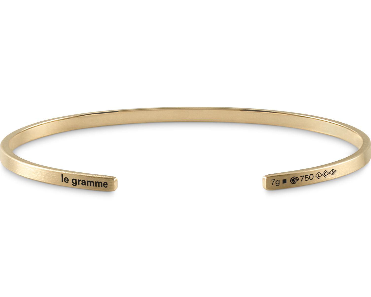 大注目 le bracelet ribbon 7g gramme le – アクセサリー