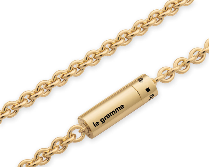 Subtle Flat Cable Gold Chain for Men