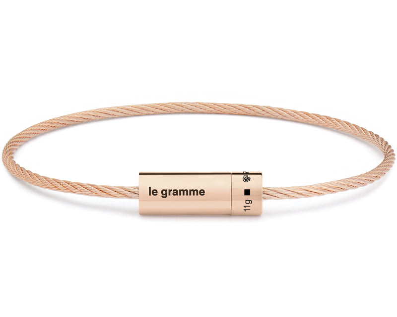 bracelet-cable-18ct-red-gold-11g-bijoux-pour-homme