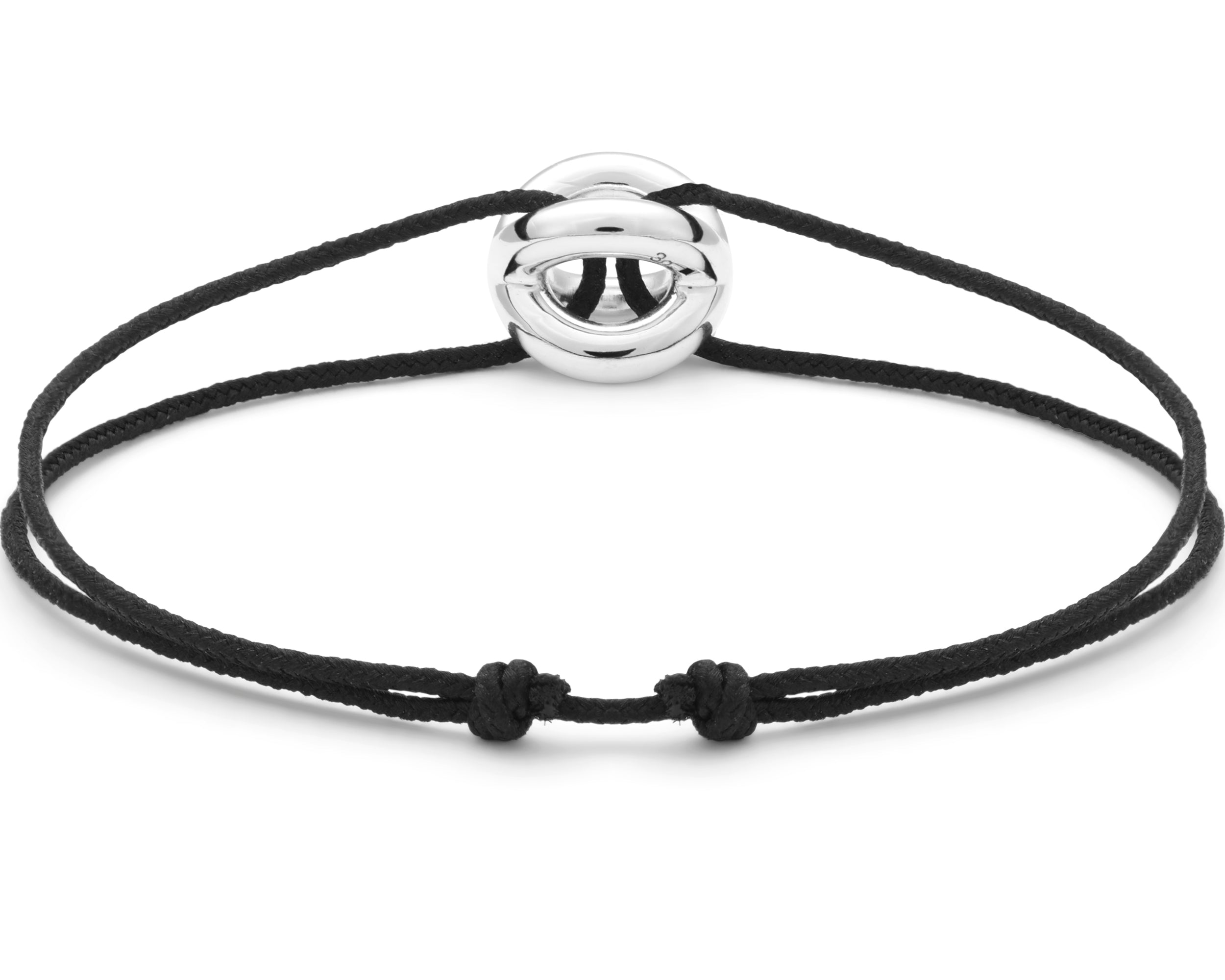 black entrelacs cord bracelet le 3g – le gramme