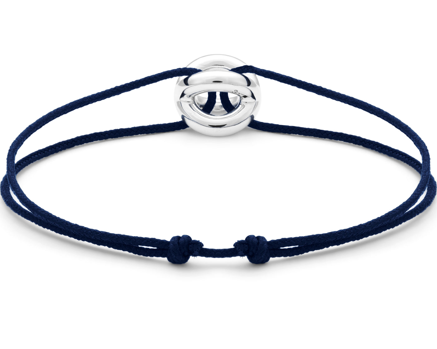 navy blue interlaced cord bracelet le 3g