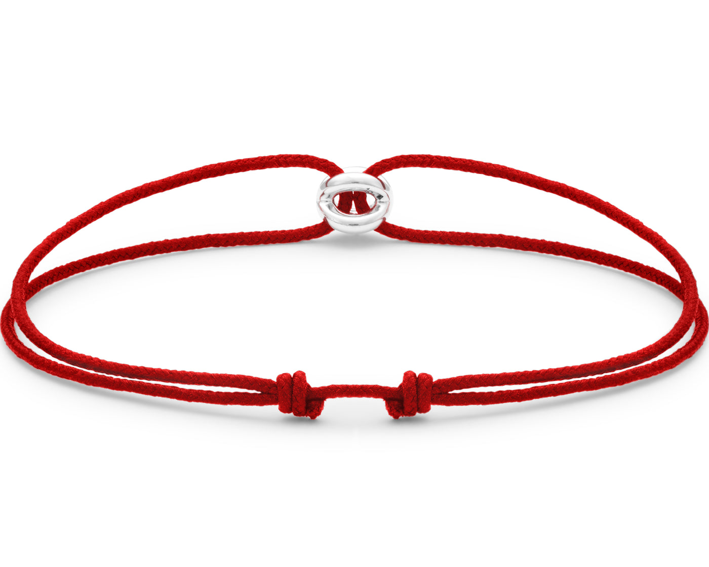 red interlaced cord bracelet le 1g