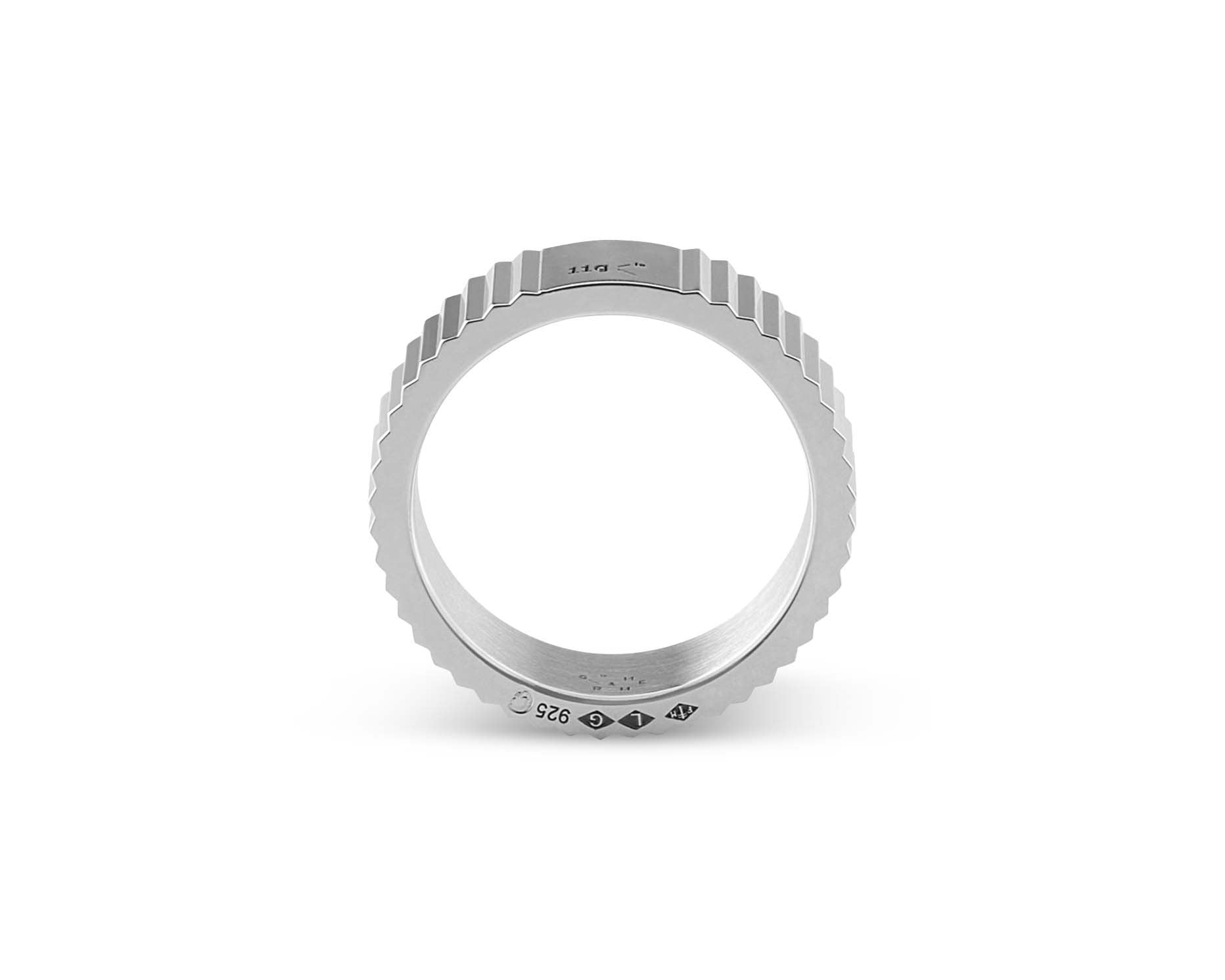 bague ruban guilloché la 11g