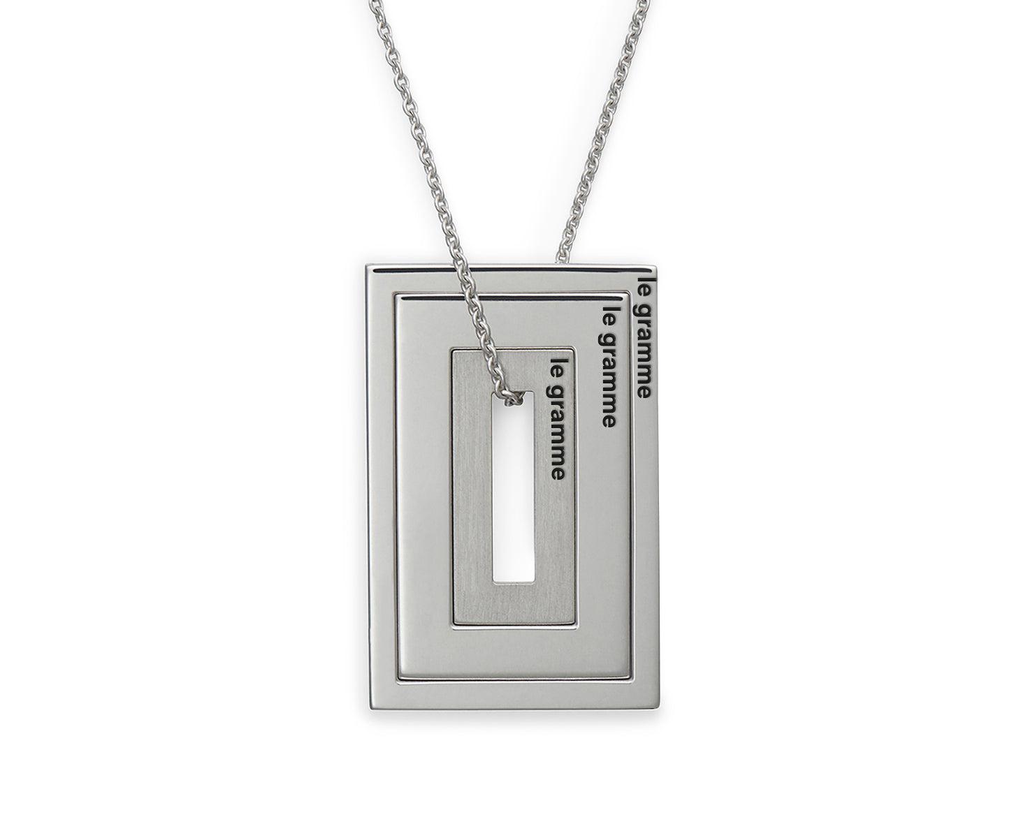 rectangle necklaces stacking le 7g